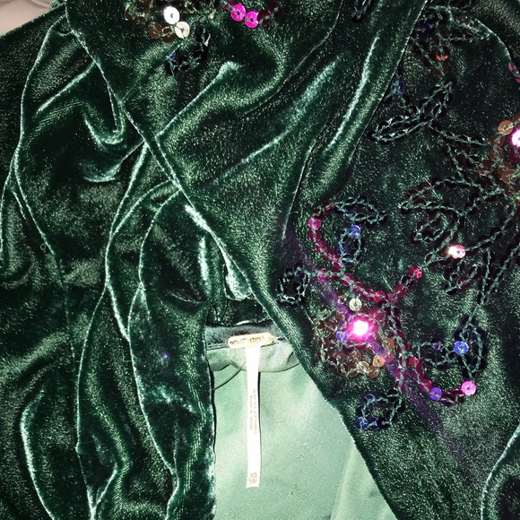 Free People Velvet Sequined Swing Dress - Picture 5 of 6